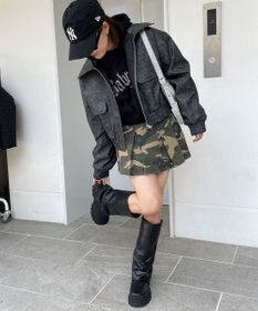 WEGO PUショートブルゾン