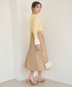 Feroux 【洗える】袖フレアニット プルオーバー