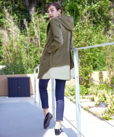 Tiaclasse 【洗える】ミドル丈マウンテンコート