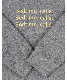 une nana cool 【綿混】あくびのお嬢さんの裏毛フーディーパジャマ