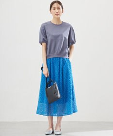 組曲 L 【WEB限定】クールプレーティング天竺スエットライク カットソー