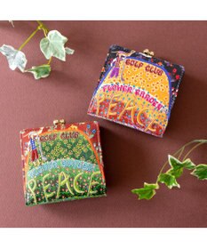 tsumori chisato CARRY ガーデンゴルフクラブ がま口 ミニ財布 2つ折り財布