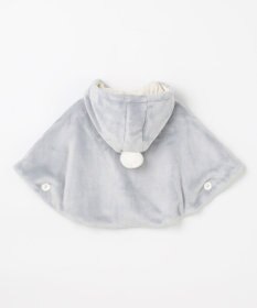 組曲 KIDS 【90㎝】あったかリバーシブルマント