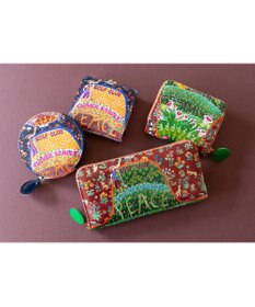 tsumori chisato CARRY ガーデンゴルフクラブ がま口 ミニ財布 2つ折り財布