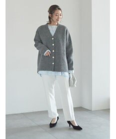 Te chichi 【宮本茉由着用】カットジャガードチュニックブラウス