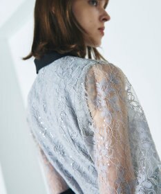 GRACE CONTINENTAL レーススパンコールワンピース