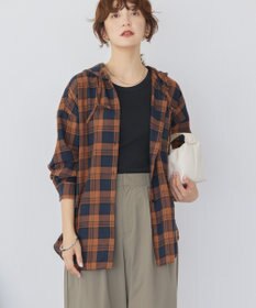 AMERICAN HOLIC チェックフードシャツ