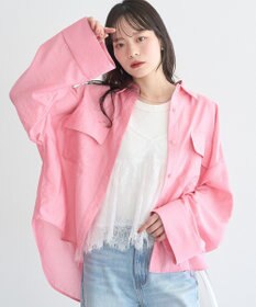 earth music&ecology Ｗポケットシャツ