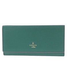 LANVIN en Bleu リム 被せ薄マチ長財布