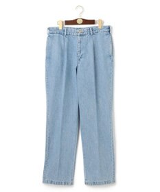 J.PRESS MEN 【J.PRESS ORIGINALS】SHIOTA DENIM PIPED STEM 1TUCK / JAPAN MADE