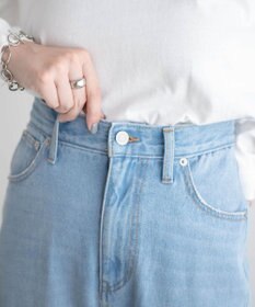 WEGO ルーズストレートデニムパンツ