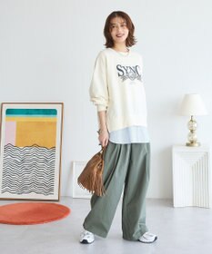 Green Parks アソートカレッジロゴ裏毛プルオーバー