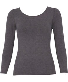 Wing カップ付きインナー あったか素材 ラク きれいなバストシルエット 【シンクロブラトップ】 8分袖 長袖 秋 冬 ET1865 ウイング／ワコール