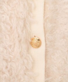 GRACE CONTINENTAL フェイクファーニットカーディガン