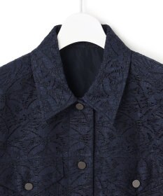 ICB L 【洗える】リーフラッセルレース ジャケット