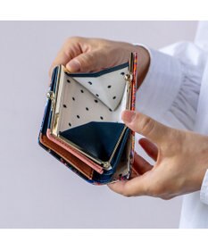 tsumori chisato CARRY ガーデンゴルフクラブ がま口 ミニ財布 2つ折り財布