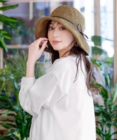 Tiaclasse ナチュラルな風合いのアンダリミックスクロシェハット