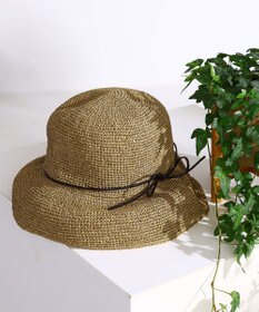 Tiaclasse ナチュラルな風合いのアンダリミックスクロシェハット