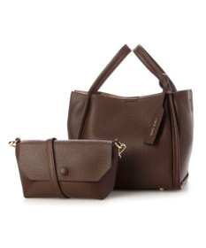 UNBILLION カシュカシュ cachecache / ミニショルダー付きソフトレザー調ミニトートバッグ