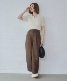 WEGO 別注USPOLO　ケーブルニットポロ