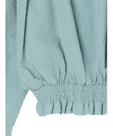 Green Parks 裾シャーリングブラウス