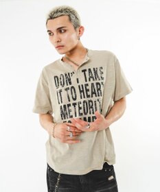 WEGO 【ユニセックス着用ITEM】ビッグロゴスラブヘンリーネックT（SS）