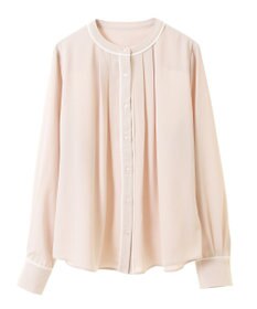 earth music&ecology バイカラータックブラウス