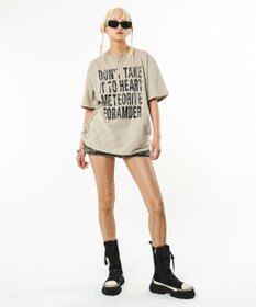 WEGO 【ユニセックス着用ITEM】ビッグロゴスラブヘンリーネックT（SS）