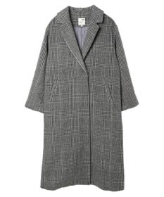 earth music&ecology チェスターコート（チェック）