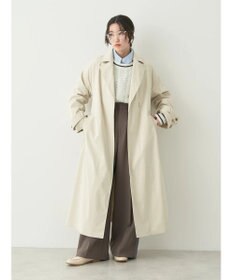 earth music&ecology 着流しロングトレンチ