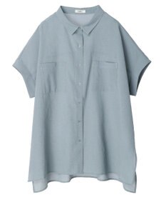 earth music&ecology 配色ステッチＢＩＧシャツ