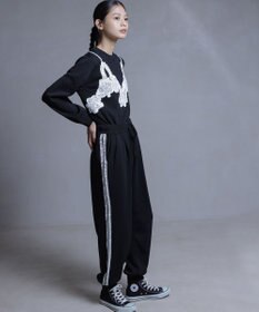 組曲 S 【組曲×setsuko sagittaire】レーシートラック プルニット