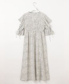 Feroux 【洗える】ショルダーオープンドット ワンピース