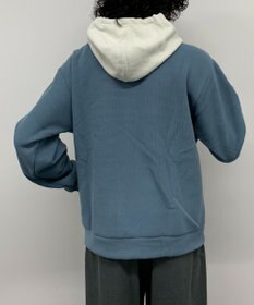 WEGO 【ユニセックス着用ITEM】ワッフルフリースOP刺繍プルパーカー