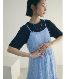 Green Parks armonia.フェザージャガードキャミワンピース