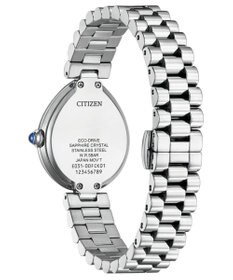 CITIZEN 【電池交換不要】ドロップ形状のジュエリーライクウオッチ EM1200-55A シルバー