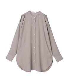 earth music&ecology ショルダースリットシャツ