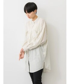 AMERICAN HOLIC イージーケア＋接触冷感　Ｗポケットシャツチュニック