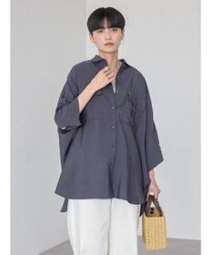 AMERICAN HOLIC 接触冷感Ｗポケットシャツチュニック