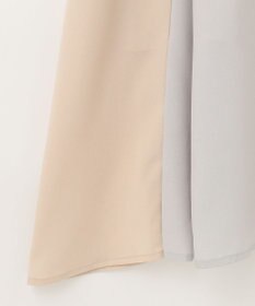 GRACE CONTINENTAL プリーツ配色ワンピース