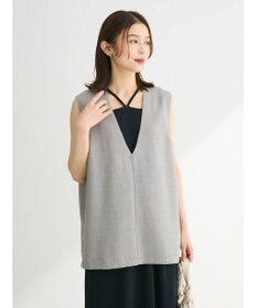 Green Parks ＳＥＴ２点ベスト＋マルチストラップワンピース