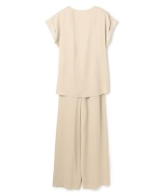 uncrave バックサテンジョーゼット オールインワン