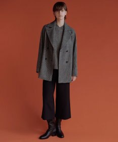 J.PRESS LADIES S チェックビーバー Pコート