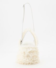 LA BAGAGERIE 【MONICA】チュールフリル2WAYバッグ