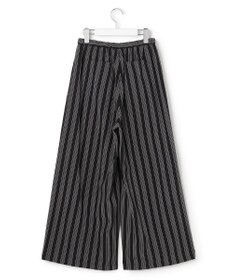 J.PRESS YORK STREET 【WOMEN】リネンストライプ イージーワイド パンツ