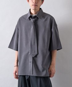 CRAFT STANDARD BOUTIQUE タイ付き半袖シャツ