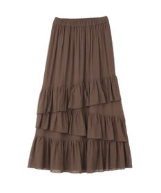 YECCA VECCA アシメラッフルスカート