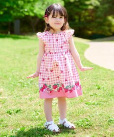 ANY KIDS 総柄 サマーワンピース