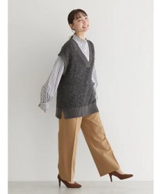 AMERICAN HOLIC 美・美・美あったかタックワイドパンツ