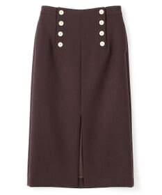 BEIGE， FERSEN / フロントボタンIラインスカート